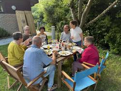Barbecue at Eastbourne Hostel